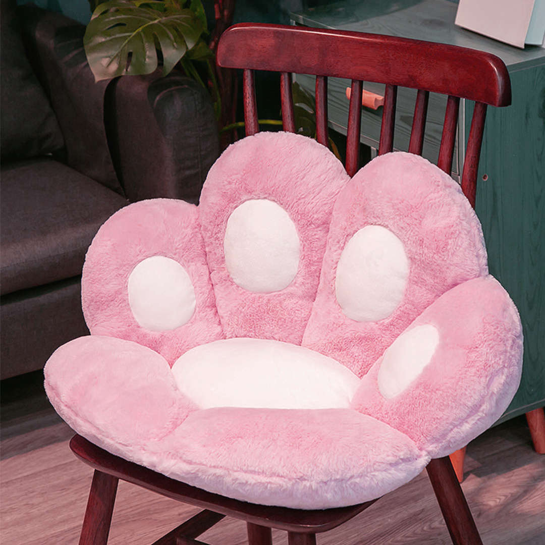 Soga Pink Paw Shape Cushion Warm Lazy Sofa Decorative Pillow Backseat Plush Mat Home Decor, Furniture, Living Room Furniture, Occasional Chairs, , ,  - Nz Depot 3