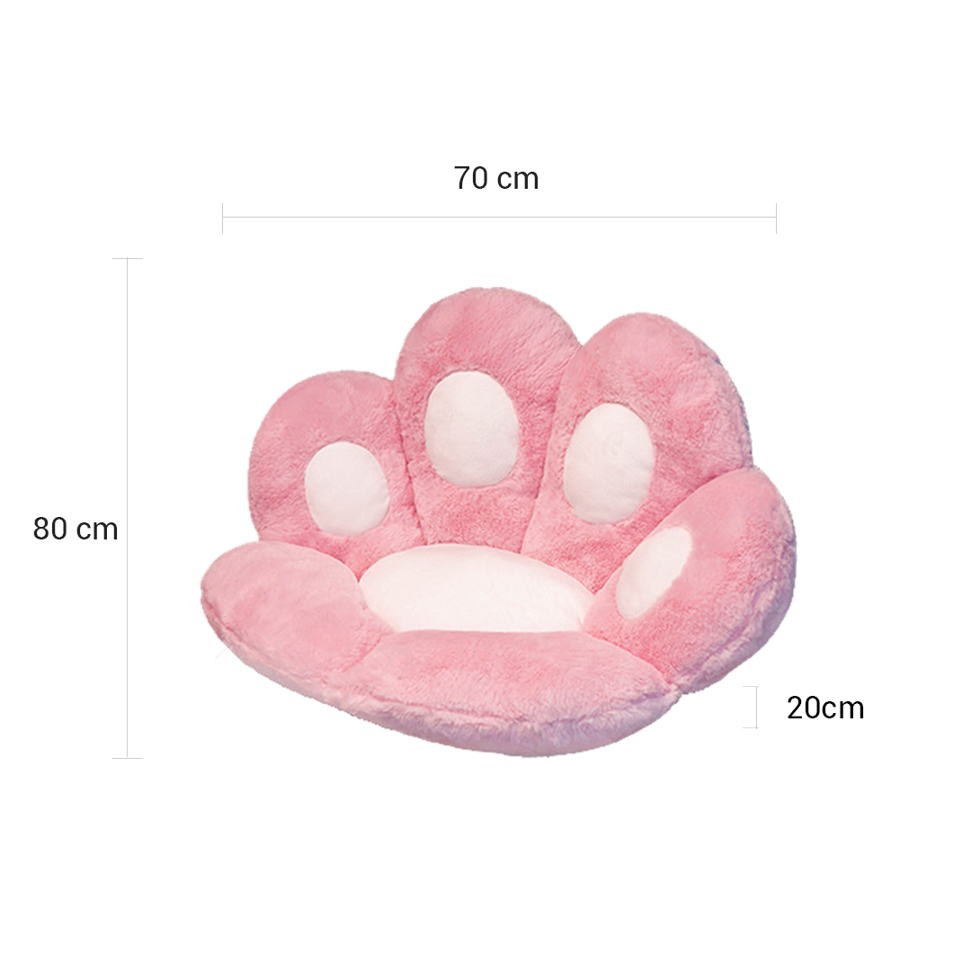 Soga Pink Paw Shape Cushion Warm Lazy Sofa Decorative Pillow Backseat Plush Mat Home Decor, Furniture, Living Room Furniture, Occasional Chairs, , ,  - Nz Depot 7