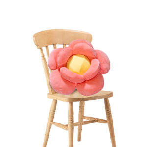 SOGA Red Double Flower Shape Cushion Soft Bedside Floor Plush Pillow Home Decor, Furniture, Living Room Furniture, Occasional Chairs, , ,  - NZ DEPOT 1