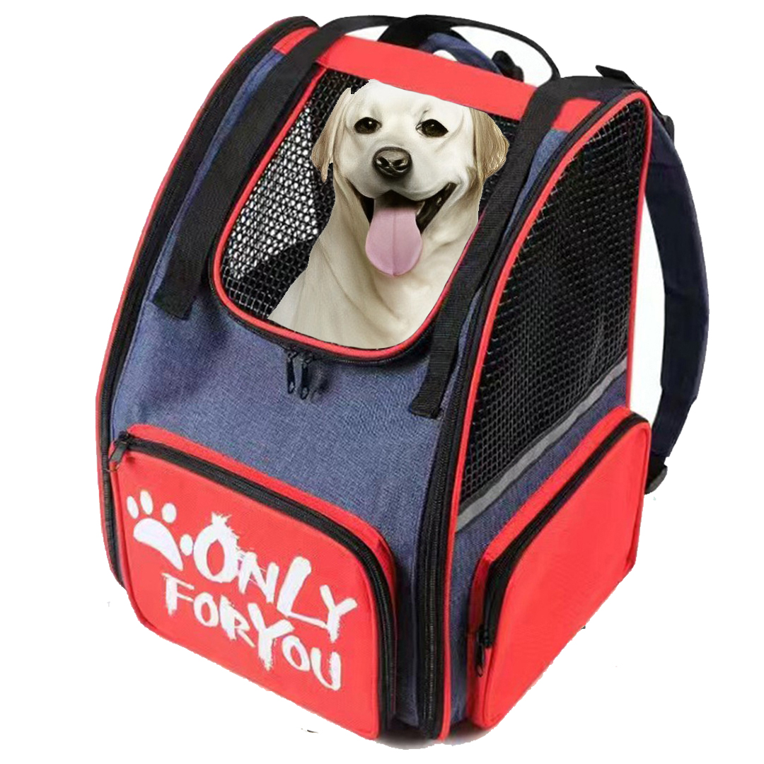 Soga Red Pet Carrier Backpack Breathable Mesh Portable Safety Travel Essentials Outdoor Bag, Pet Supplies, Dogs, Carriers &Amp; Travel Products, , ,  - Nz Depot 1