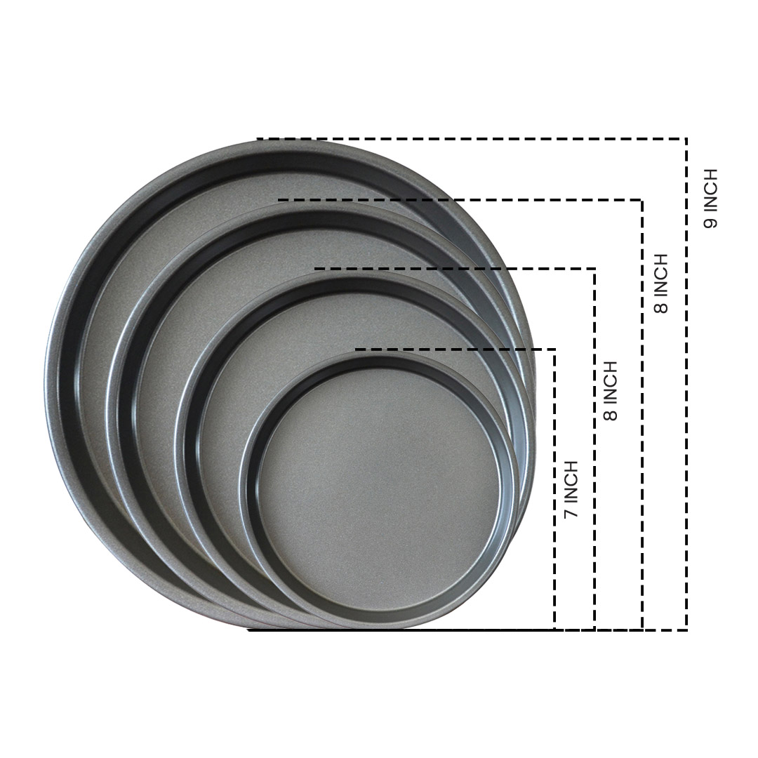 Soga Round Black Steel Non-Stick Pizza Tray Oven Baking Plate Pan Set, Home &Amp; Living, Kitchen &Amp; Dining, Kitchen Tools &Amp; Utensils, Pasta &Amp; Pizza Tools, ,  - Nz Depot 2