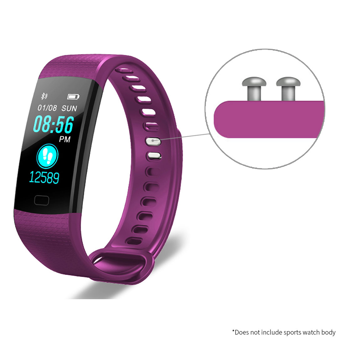 SOGA Smart Watch Model RD11 Compatible Sport Strap Wrist Bracelet Band Purple, Electronics & Appliances, Wearable Technology, Watches, ,  - NZ DEPOT 4