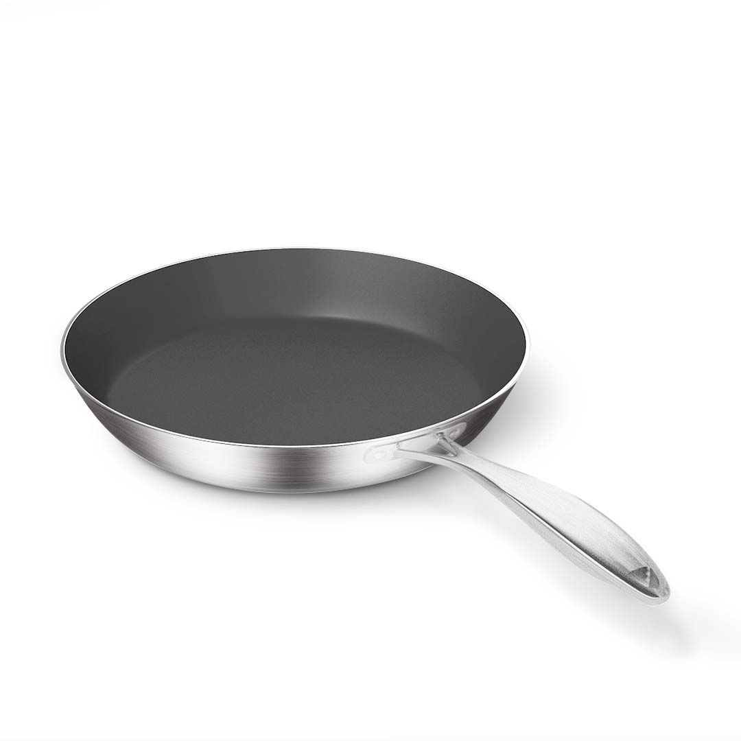 Soga Stainless Steel Fry Pan 20Cm 24Cm Frying Pan Induction Non Stick Interior, Home &Amp; Living &Gt; Kitchen &Amp; Dining &Gt; Cookware &Gt; Frying Pans, , , , ,  - Nz Depot 4