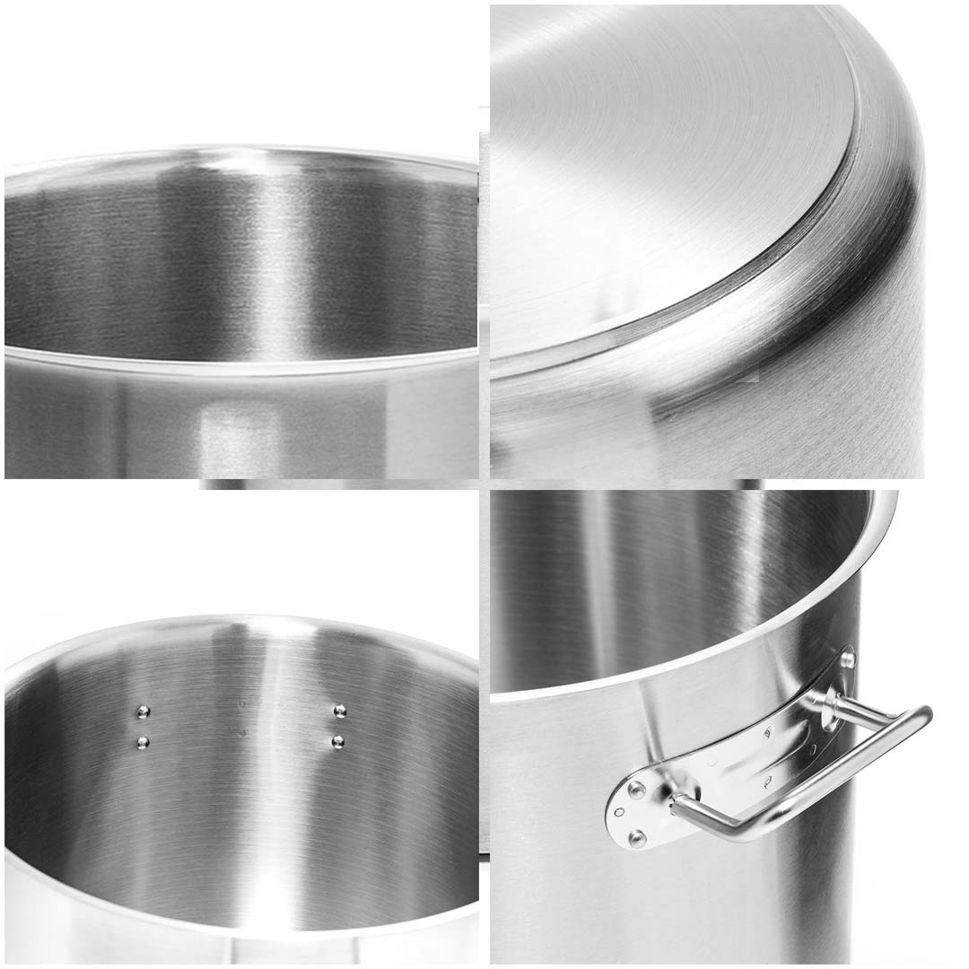 Soga Stock Pot 113L Top Grade Thick Stainless Steel Stockpot 18/10 Without Lid, Home &Amp; Living, Kitchen &Amp; Dining, Cookware, Stock &Amp; Multi Pots, ,  - Nz Depot 6