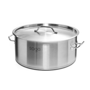 SOGA Stock Pot 113Lt Top Grade Thick Stainless Steel Stockpot 18/10, home & living, kitchen & dining, cookware, stock & multi pots, ,  - NZ DEPOT 1