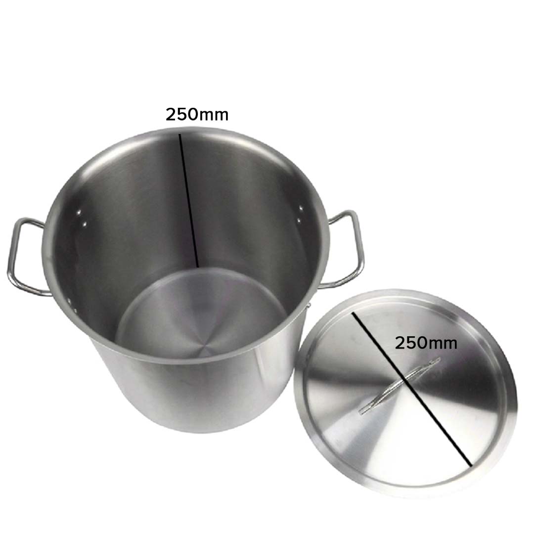 SOGA Stock Pot 12L Top Grade Thick Stainless Steel Stockpot 18/10 Without Lid, home & living, kitchen & dining, cookware, stock & multi pots, ,  - NZ DEPOT 4