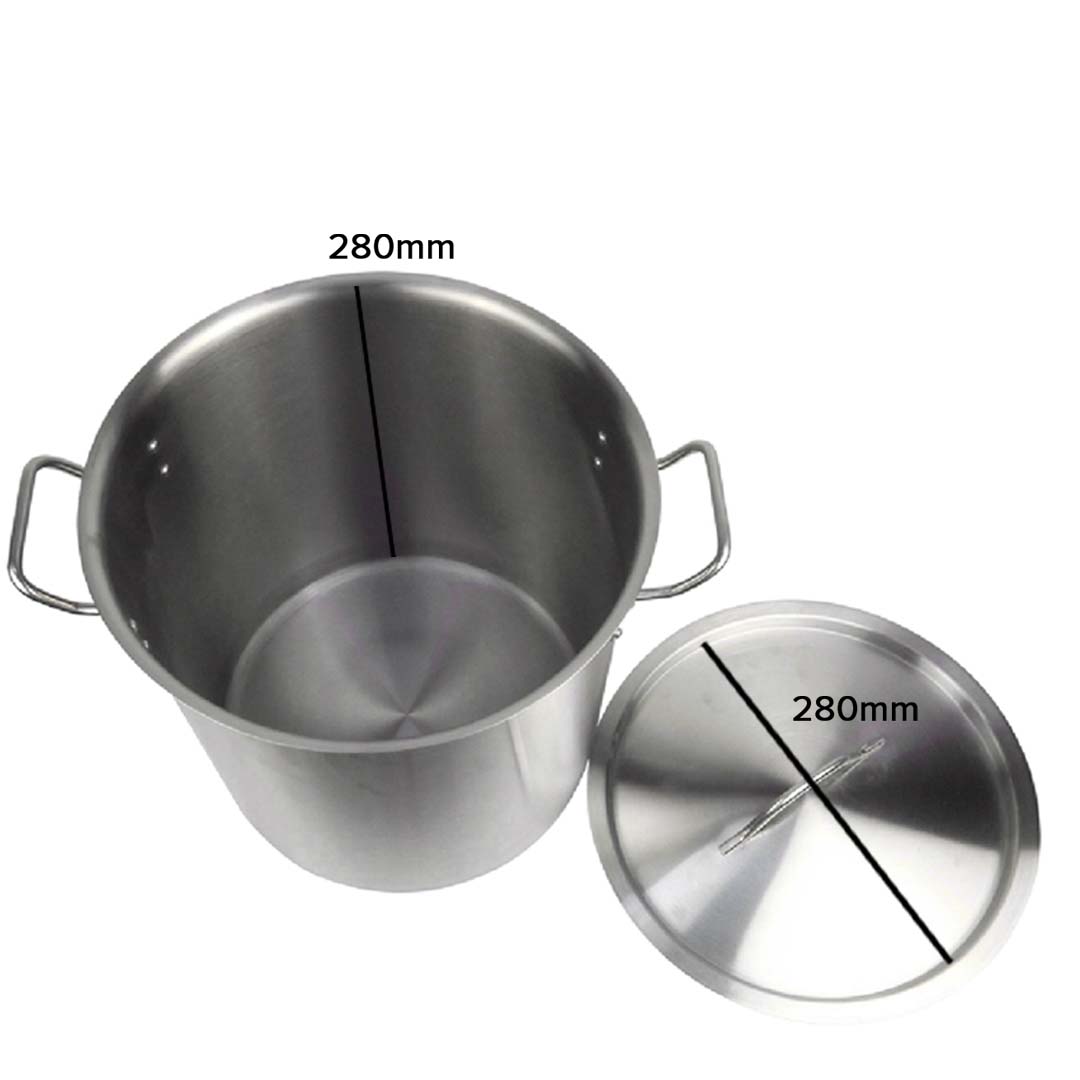 Soga Stock Pot 17L Top Grade Thick Stainless Steel Stockpot 18/10, Home &Amp; Living, Kitchen &Amp; Dining, Cookware, Stock &Amp; Multi Pots, ,  - Nz Depot 5