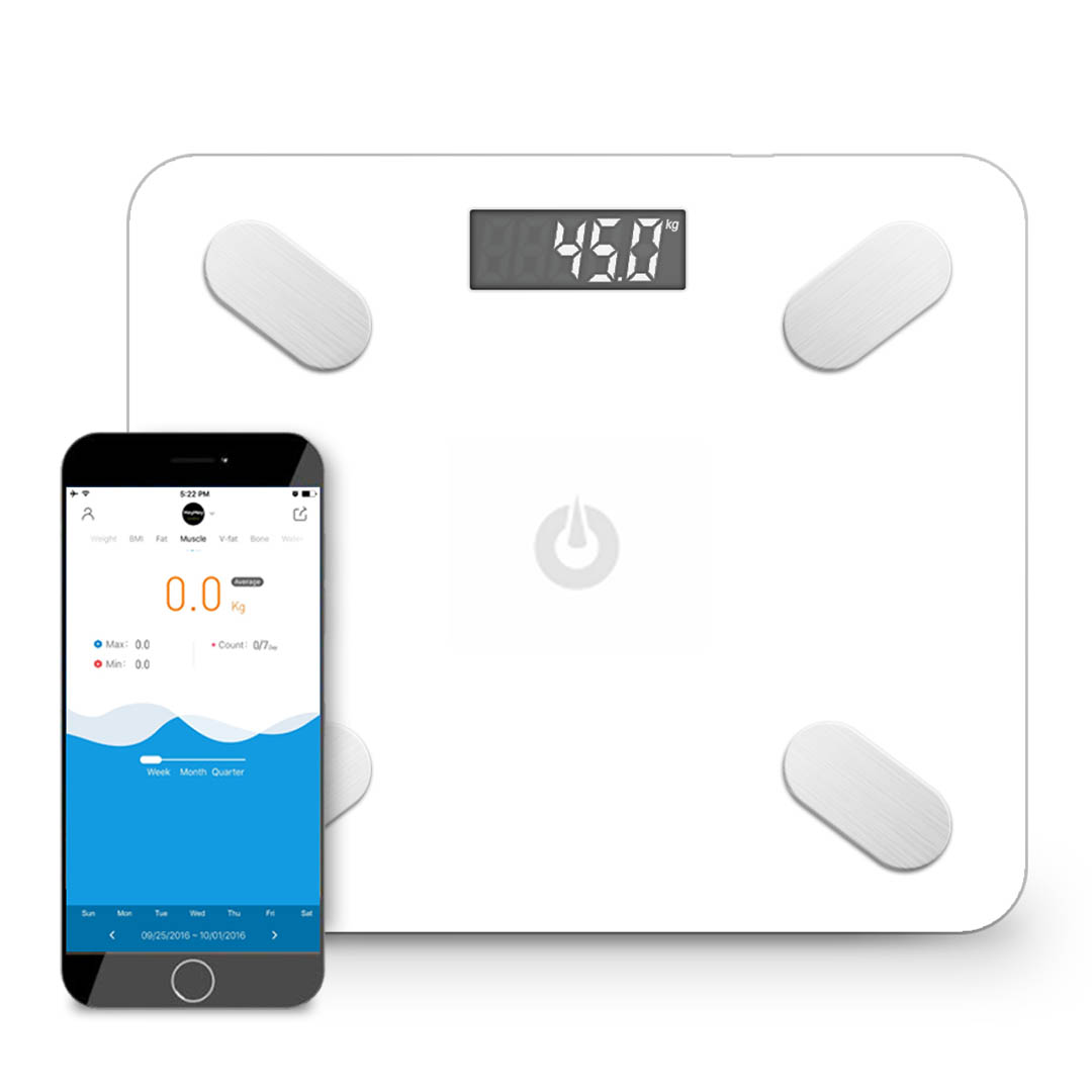 Soga Wireless Bluetooth Digital Body Fat Scale Bathroom Weighing Scales Health Analyzer Weight White, Home &Amp; Living, Bathroom, Bathroom Accessories, Bathroom Scales, ,  - Nz Depot 1