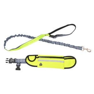 SOGA Yellow Adjustable Hands-Free Pet Leash Bag Dog Lead Walking Running Jogging Pet Essentials, Pets, Dog, Pet Accessories, Dog Collars, ,  - NZ DEPOT 1