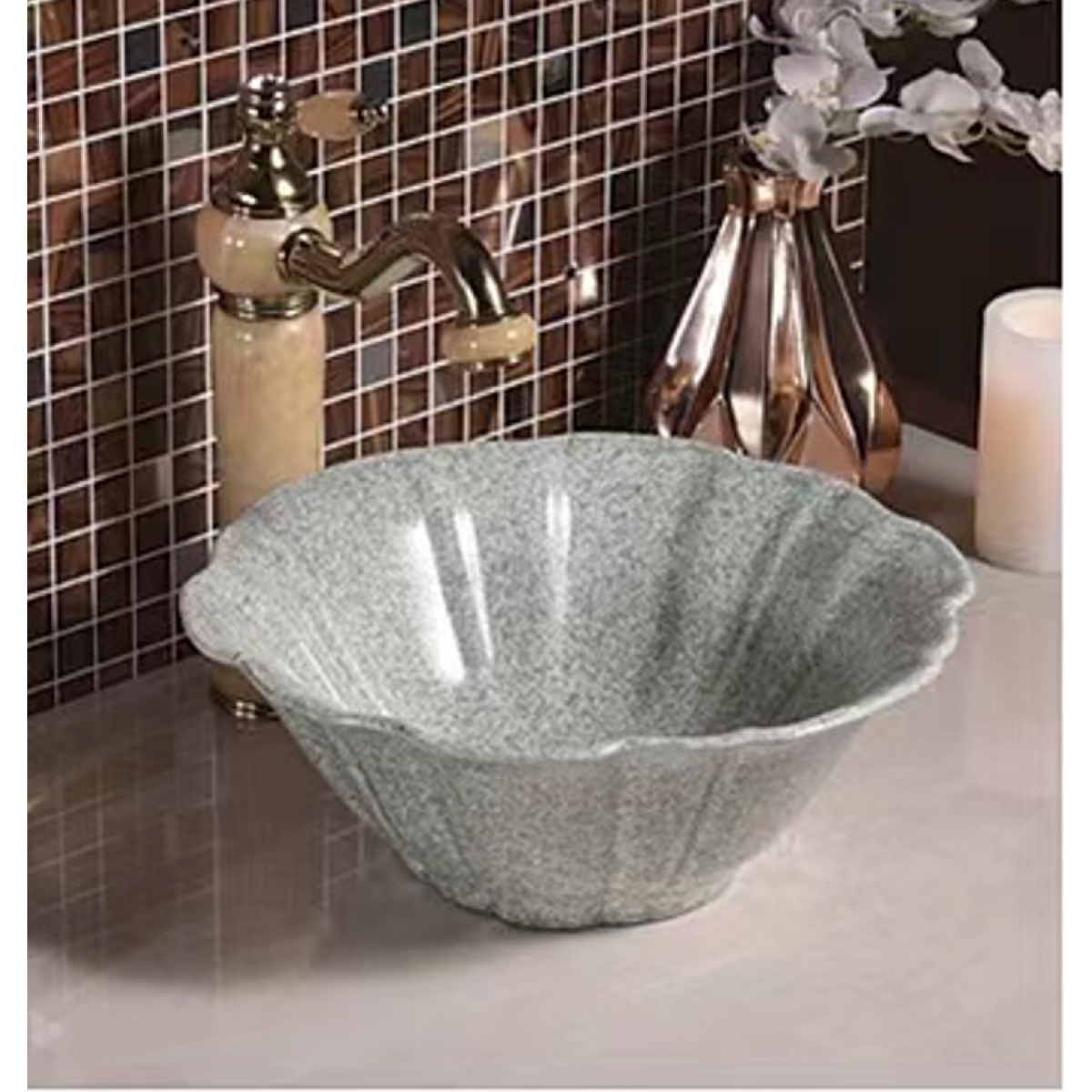 Counter Top Ceramic Basin 420C, Counter Top Basin - Nz Depot