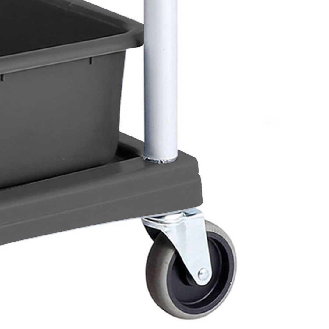 Soga 2X 3-Tier Commercial Soiled Food Trolley Dirty Plate Cart Five Buckets Kitchen Food Utility, Business &Amp; Industrial, Food Service, Food Service Carts, , ,  - Nz Depot 8