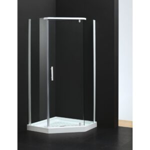 Shower Glass - Bay Series 2 Sides 1000X1000X1900MM, Angle Shower - NZ DEPOT