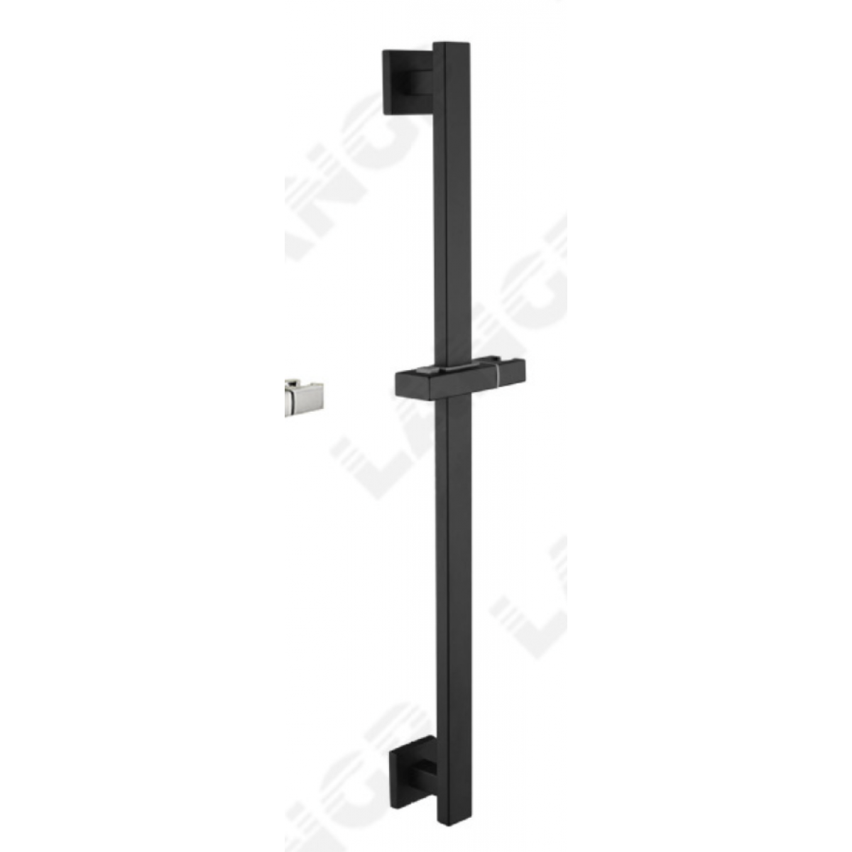 Shower Slide Square 1071 Black, Shower Slide &Amp; Rose - Nz Depot