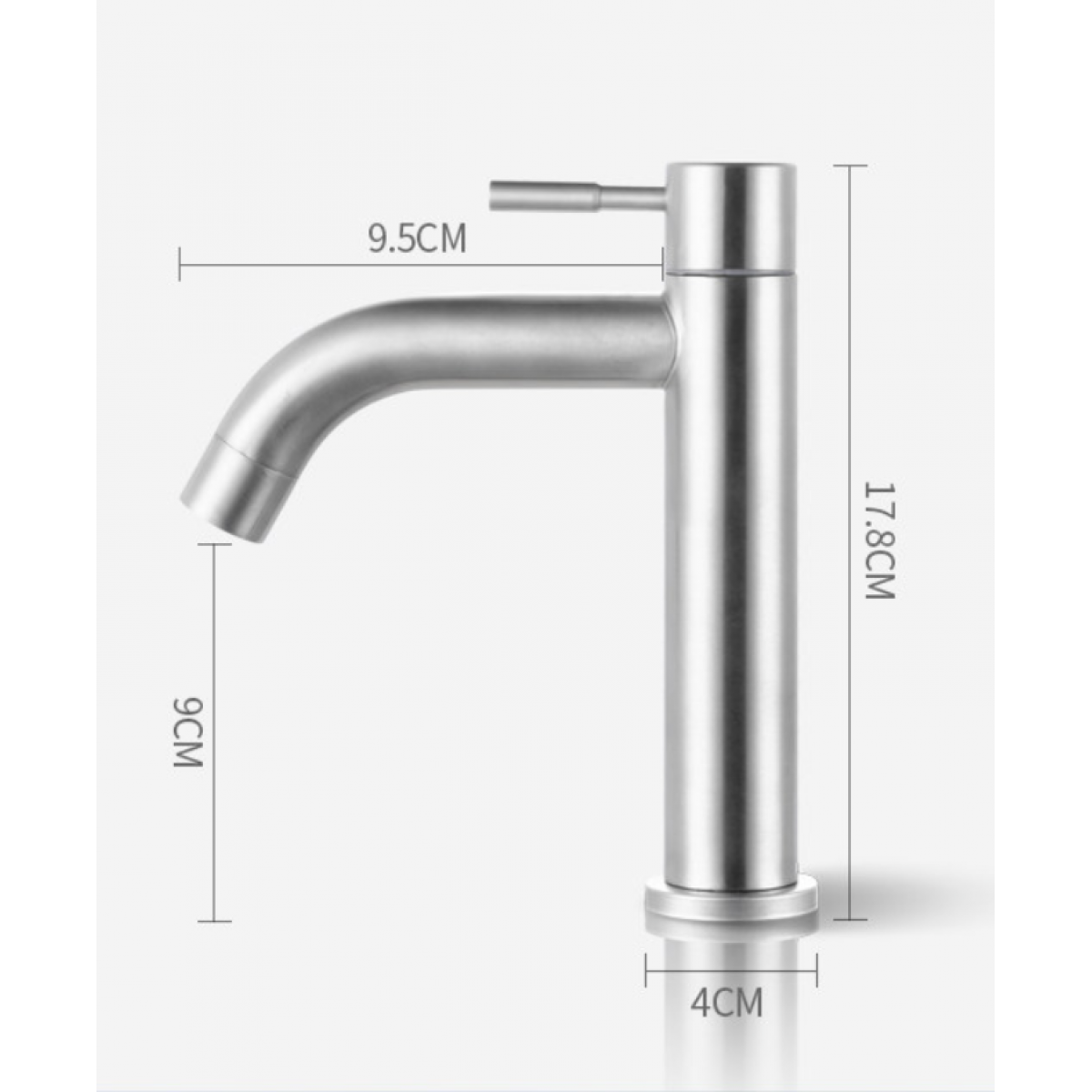 Single Cold Water Wash Hand Basin Tap Faucet For Bathroom, Basin Mixer - Nz Depot