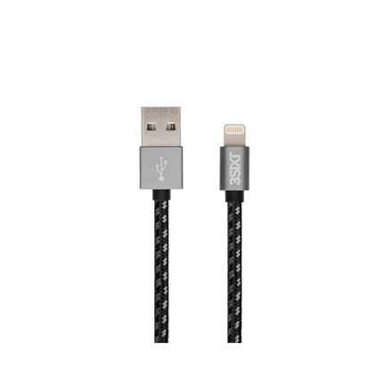 3SIXT BLACK Cable - USB-A to Lightning - 2m - NZDEPOT