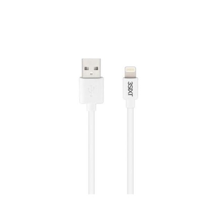 3SIXT Charge & Sync Cable - Lightning - 1m - White - NZDEPOT