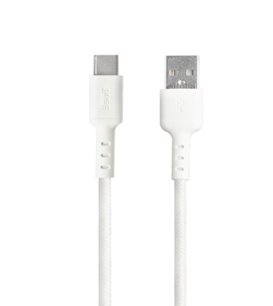 3sixT Tough USB-A to USB-C (v2.0) Cable 1.2m - White - NZDEPOT