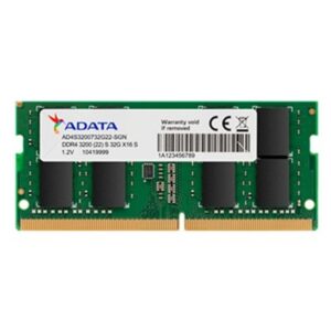 ADATA 32GB DDR4 3200 2048x8 SODIMM Lifetime wty NZ DEPOT