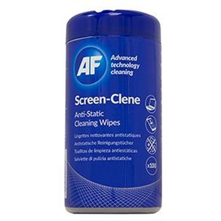 AF Screen-Clene Wipes Tub of 100 - NZDEPOT