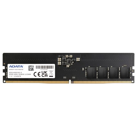 Adata 16GB DDR5-4800 RAM DIMM Lifetime wty - NZDEPOT