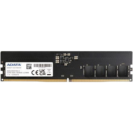 Adata 8GB DDR5-4800 RAM DIMM Lifetime wty - NZDEPOT