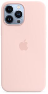 Apple iPhone 13 Pro Max Silicone Case with MagSafe Chalk Pink NZ DEPOT