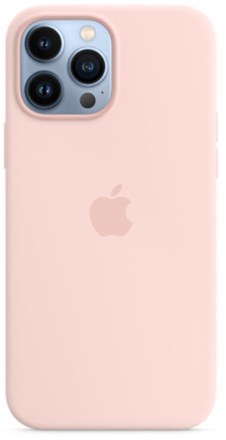 Apple iPhone 13 Pro Max Silicone Case with MagSafe Chalk Pink - NZDEPOT