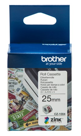 Brother CZ-1004 25mm Printable Roll Cassette - NZDEPOT