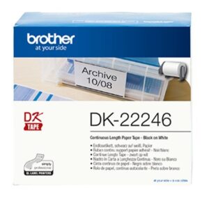 Brother DK22246 Continuous Paper Label Tape 103mm x 30.48m NZ DEPOT