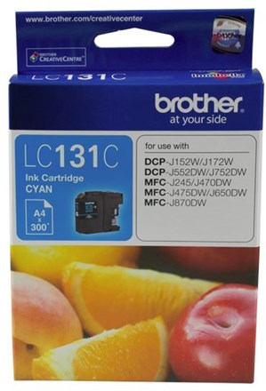 Brother LC131C Cyan Ink Cartridge - NZDEPOT