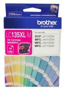 Brother LC135XLM Magenta High Yield Ink Cartridge NZ DEPOT