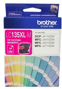 Brother LC135XLM Magenta High Yield Ink Cartridge - NZDEPOT