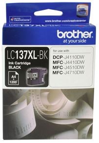 Brother LC137XLBK Black High Yield Ink Cartridge - NZDEPOT