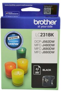 Brother LC231BK Black Ink Cartridge NZ DEPOT