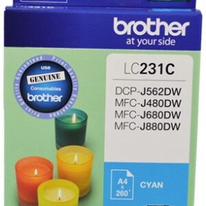 Brother LC231C Cyan Ink Cartridge - NZDEPOT