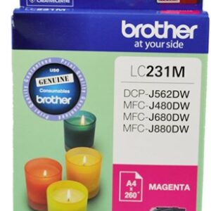 Brother LC231M Magenta Ink Cartridge - NZDEPOT