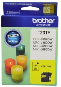 Brother LC231Y Yellow Ink Cartridge NZ DEPOT