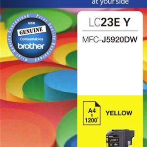 Brother LC23EY Yellow Ink Cartridge - NZDEPOT