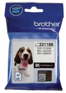 Brother LC3311BK Black Ink Cartridge NZ DEPOT