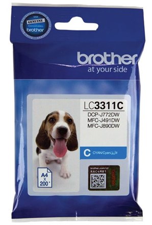 Brother LC3311C Cyan Ink Cartridge - NZDEPOT