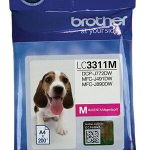 Brother LC3311M Magenta Ink Cartridge - NZDEPOT