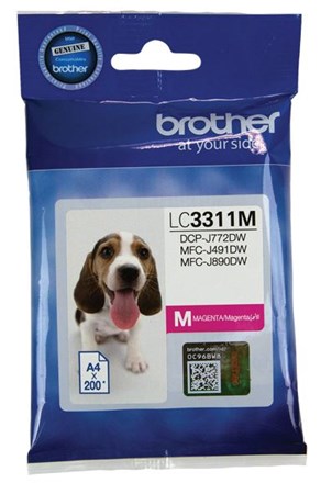 Brother LC3311M Magenta Ink Cartridge - NZDEPOT