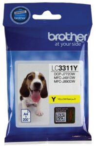 Brother LC3311Y Yellow Ink Cartridge NZ DEPOT