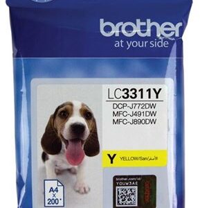 Brother LC3311Y Yellow Ink Cartridge - NZDEPOT