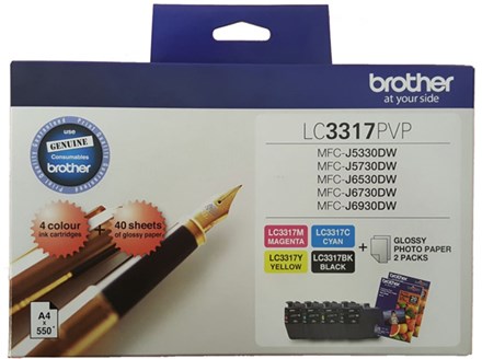 Brother LC3317PVP Ink Cartridge Photo Value Pack - NZDEPOT