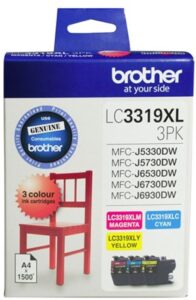 Brother LC3319XL3PK 3 pack CMY High Yield Ink Cartridges NZ DEPOT