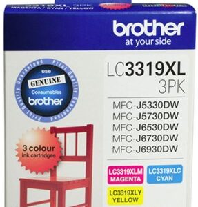 Brother LC3319XL3PK 3 pack CMY High Yield Ink Cartridges - NZDEPOT