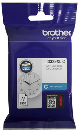 Brother LC3329XLC Cyan High Yield Ink Cartridge - NZDEPOT