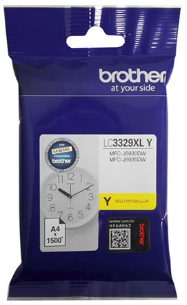 Brother LC3329XLY Yellow High Yield Ink Cartridge - NZDEPOT