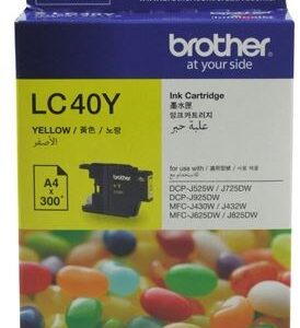 Brother LC40Y Yellow Ink Cartridge - NZDEPOT